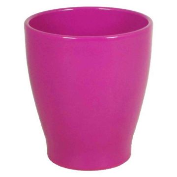 Orchideentopf MALAYER, Keramik, pink, 15cm, Ø13,2cm
