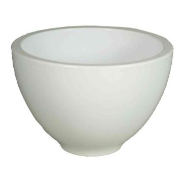 Pflanzschale Keramik SCHIRAS, weiß, 15cm, Ø23cm