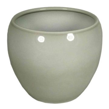 Keramik Pflanztopf URMIA BASAR, grau, 15cm, Ø17cm