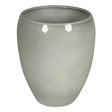 Keramikvase URMIA MONUMENT, grau, 19cm, Ø16cm