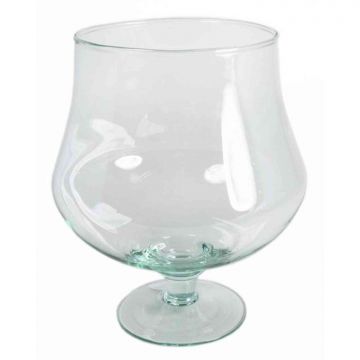 Großes Cognac Glas CIMO auf Fuß, klar, 21cm, Ø18cm