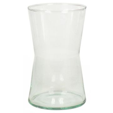 Blumen Vase LIZ OCEAN aus Glas, klar, 20cm, Ø12cm