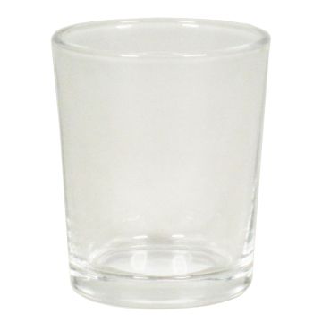 Teelichthalter Glas MALI, transparent, 6,5cm, Ø5,5cm