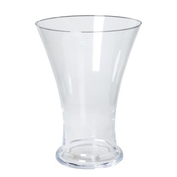 Tischvase DESTAN aus Glas, 30cm, Ø22cm