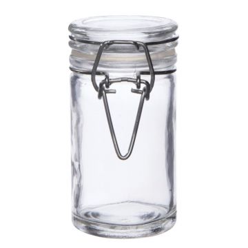 Einmachglas VENKO mit Bügelverschluss, klar, 8cm, Ø4,5cm