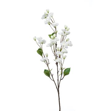 Dekozweig Zierkirsche AKEMI mit Blüten, weiß, 90cm