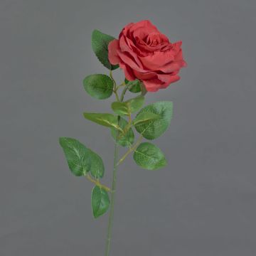 Rose künstlich PEZOS, rot, 60cm, Ø10cm
