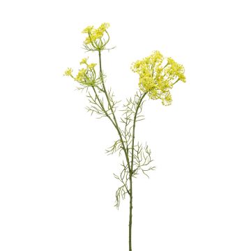 Deko Zweig Dillblüten ALRESCHA, gelb, 85cm