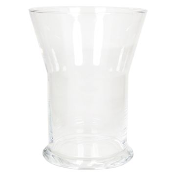 Tischvase CATINA aus Glas, klar, 25cm, Ø19cm