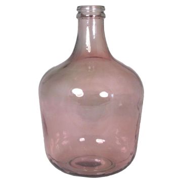 Glasballon ILINCA, rosa-klar, 42cm, Ø28cm, 12L