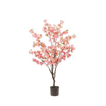 Künstlicher Kirschblüten Baum JANKFUN mit Blüten, Kunststamm, rosa, 135cm