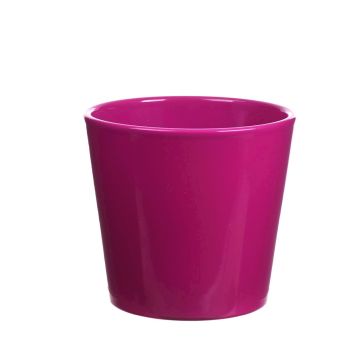 Pflanztopf GIENAH, Keramik, pink, 12,5cm, Ø13,5cm