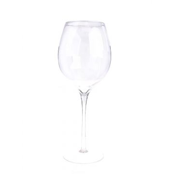 XXL Weinglas ROGER AIR auf Standfuß, klar, 60cm, Ø23cm
