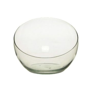 Dekoschale NELLY AIR aus Eco Glas, klar, 16cm, Ø20,6cm
