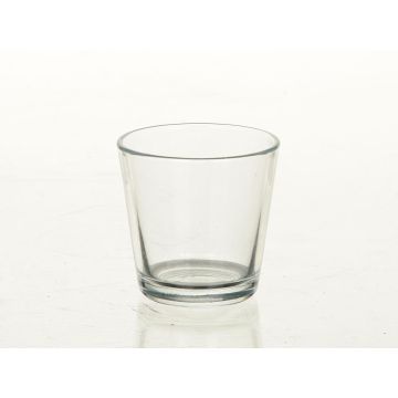 Teelichtglas ALEX AIR, klar, 8cm, Ø9cm