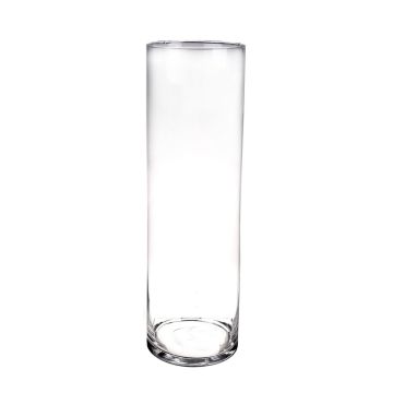 Boden Vase Zylinder SANYA AIR, transparent, 50cm, Ø15cm