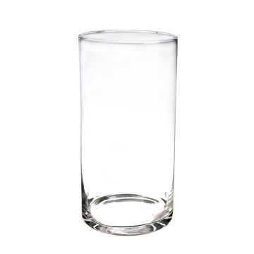 Glas Vase Zylinder SANYA AIR, transparent, 40cm, Ø19cm