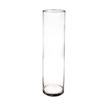 Boden Vase Zylinder SANYA AIR, transparent, 60cm, Ø15cm