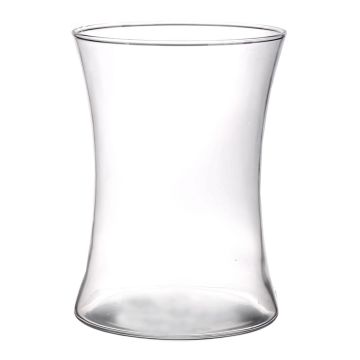 Blumen Vase LIZ AIR aus Glas, klar, 19cm, Ø13,5cm