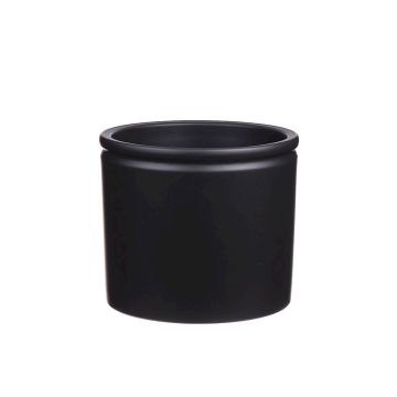 Keramiktopf ALCHIBA, anthrazit-matt, 12,5cm, Ø14cm