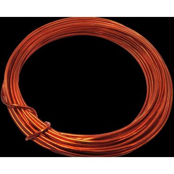 Aludraht TANEA, kupfer lackiert, 12m, Ø2mm
