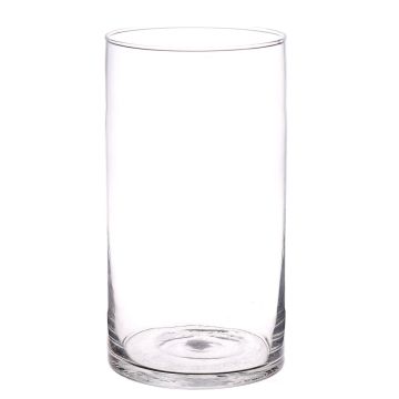 Glas Vase Zylinder SANYA AIR, transparent, 29cm, Ø15,5cm