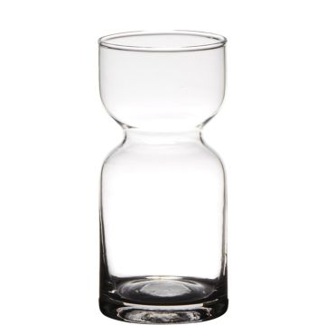 Glas Blumen Vase ANONG, transparent, 15cm, Ø7cm