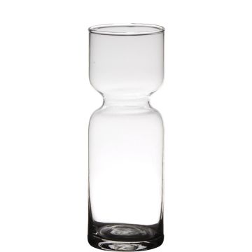 Glas Blumen Vase ANONG, transparent, 20cm, Ø7cm