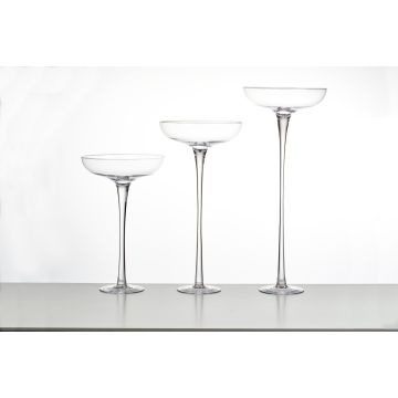 XXL Margarita Glas HAZEL auf Fuß, klar, 60cm, Ø37cm