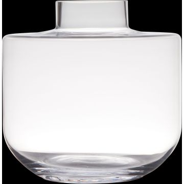 Glas Vase ARANYA, klar, 25,5cm, Ø26cm