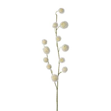 Kunstzweig Ballon-Wolfsmilch YANIKA, Früchten, weiß, 105cm