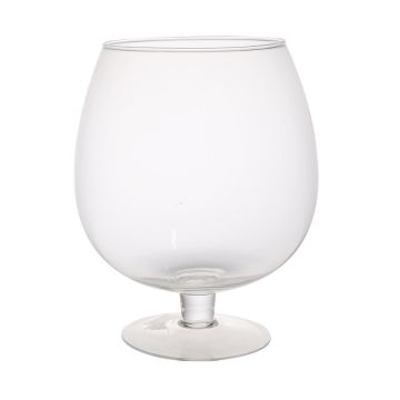 XXL Cognacglas LIAM auf Fuß, klar, 28cm, Ø22cm XXL Cognacglas LIAM auf Fuß, klar, 28cm, Ø22cm