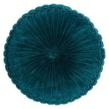 Rundes Sitzkissen BELLONA, entenblau, 10x60cm