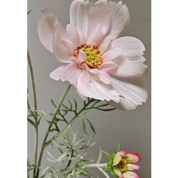 Künstlicher Zweig Schmuckkörbchen HIKJAN, rosa-weiß, 80cm
