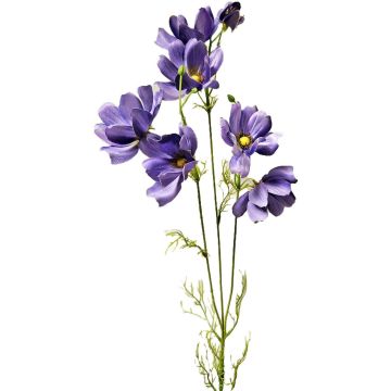 Künstlicher Zweig Schmuckkörbchen HISSAN, dunkellila, 75cm