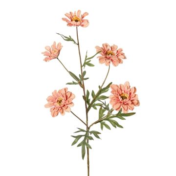 Kunstzweig Chrysantheme PRUDENCE, Eco Collection, altrosa, 75cm, Ø5-6,5cm
