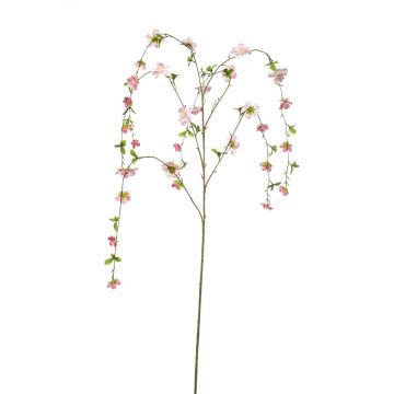 Kirschblütenzweig künstlich LOVART mit Blüten, hängend, hellrosa, 135cm