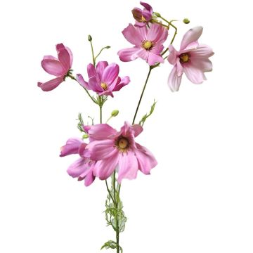 Künstlicher Zweig Schmuckkörbchen HISSAN, rosa, 75cm