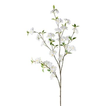 Dekozweig Zierkirsche FYNLOK mit Blüten, weiß, 125cm