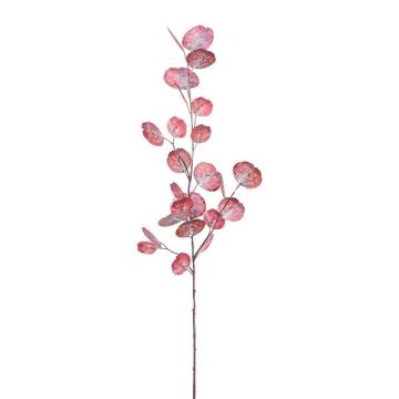 Künstlicher Zweig Eukalyptus VORTAN, burgunderrot, 85cm