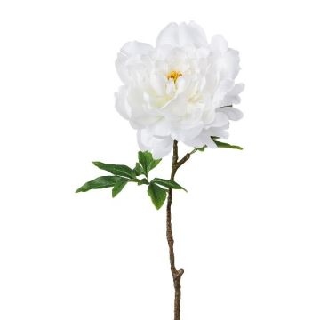 Plastikblume Pfingstrose GLOUT, weiß, 65cm