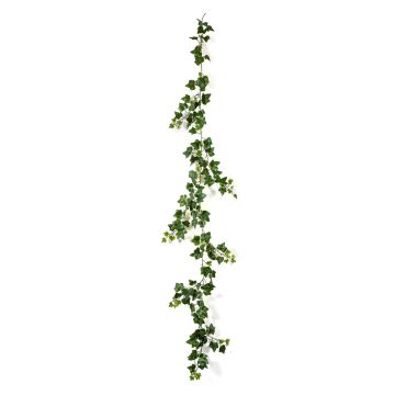 Künstliche Efeugirlande MAKINA, grün-weiß, 205cm