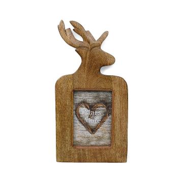 Mangoholz Bilderrahmen BJÖRN, Hirschmotiv, braun, 41x22x2,5cm Mangoholz Bilderrahmen BJÖRN, Hirschmotiv, braun, 41x22x2,5cm