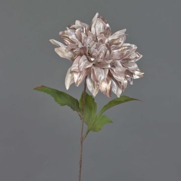 Samt Kunstblume Dahlie MINBU, helllila, 60cm, Ø17cm