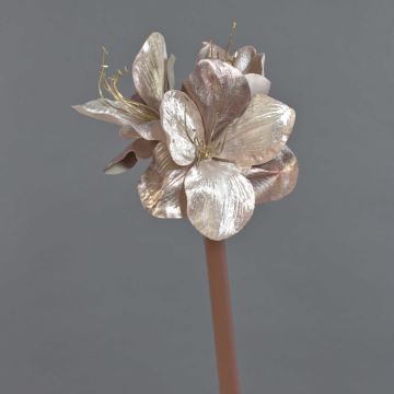 Samt Amaryllis Dekoblume KIRSTY, helllila, 70cm, Ø13-15cm