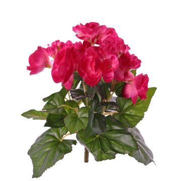 Kunst Begonie BIRMA auf Steckstab, pink, 20cm, Ø3-5cm
