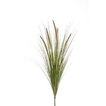 Kunstpflanze Gras Federborstengras YWAIN, Rispen, Steckstab, beige-grün, 70cm
