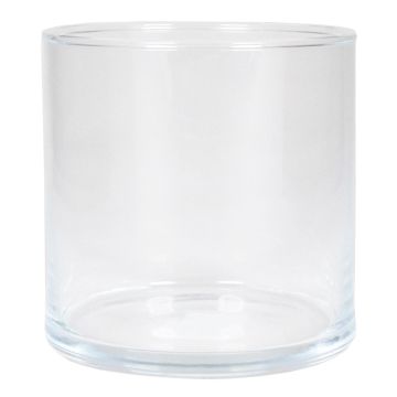 Kerzen Glas Zylinder SANYA OCEAN, klar, 10cm, Ø10,1cm