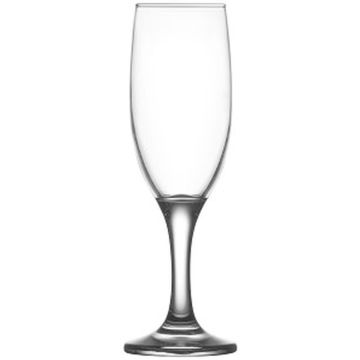 Sektglas BELISON auf Standfuß, klar, 19,3cm, Ø5cm, 190ml