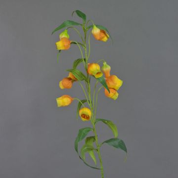 Künstliche Blume groß Laternenlilie NIZAR, orange-grün, 100cm, Ø2,5-3,5cm
